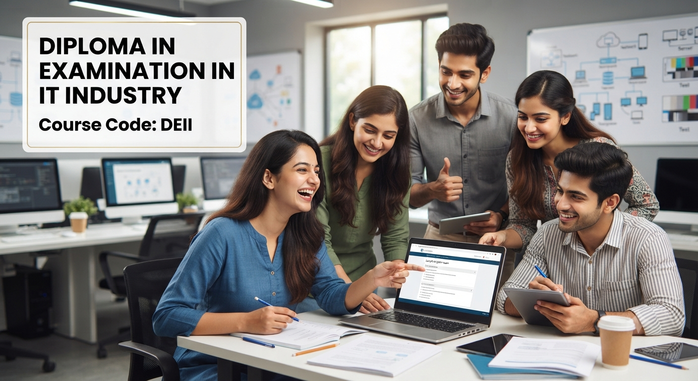 DIPLOMA IN EXAMINATION IN IT INDUSTRY