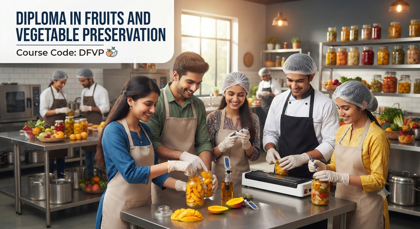 DIPLOMA IN FRUITS AND VEGETABLE PRESERVATION
