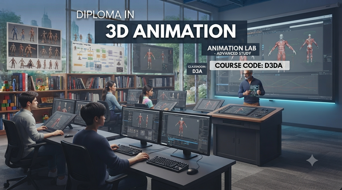 DIPLOMA IN 3D ANIMATION